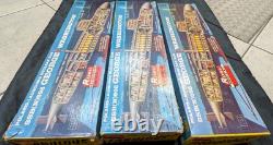 3 Vintage Renwal Polaris George Washington Nuclear Submarine Model Kit Lot Parts