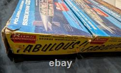 3 Vintage Renwal Polaris George Washington Nuclear Submarine Model Kit Lot Parts