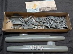 3 Vintage Renwal Polaris George Washington Nuclear Submarine Model Kit Lot Parts