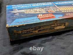 3 Vintage Renwal Polaris George Washington Nuclear Submarine Model Kit Lot Parts