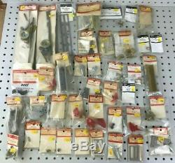 40pc Vintage DUMAS BOATS RC Parts Props Hardware Gears Shaft Fin Trim Mount etc