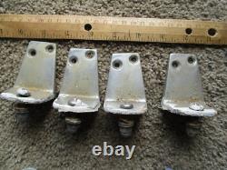 4 Vintage Antique Boat Corner Brackets Wood Boat Parts