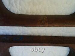 4 Vintage Boat Parts Made of Wood Cleats, Handle/Pull, Boot C-15, Stephens