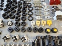 5lb LEGO Transportation Lot Rubber Tires Glass Wheels Space Printed Bricks Figs