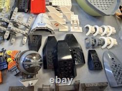 5lb LEGO Transportation Lot Rubber Tires Glass Wheels Space Printed Bricks Figs