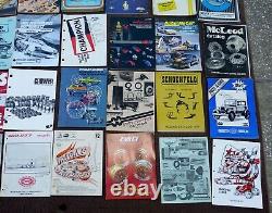 60+ LOT Vintage 1970s 1980s SPEED PARTS CATALOG Race Car Street Rod Dragster