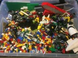 7.2kg Lego assorted bundle job lot inc boat hulls, parts to plane, varied mix