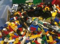 7.2kg Lego assorted bundle job lot inc boat hulls, parts to plane, varied mix