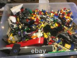 7.2kg Lego assorted bundle job lot inc boat hulls, parts to plane, varied mix
