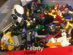 7.2kg Lego assorted bundle job lot inc boat hulls, parts to plane, varied mix