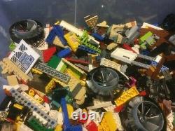 7.2kg Lego assorted bundle job lot inc boat hulls, parts to plane, varied mix