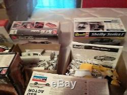 8 AS IS model car boat kits parts amt revell collection ford chevy vintage