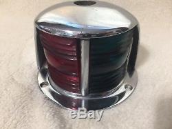 ANTIQUE 1930's/40s CHRIS CRAFT BIG RUNABOUT BOW LIGHT, Good Condition