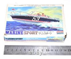 ARII Vintage Motor Boat Series Mini Leisure Rubber Powered Plastic Model Kit JPN