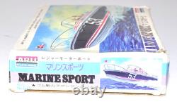 ARII Vintage Motor Boat Series Mini Leisure Rubber Powered Plastic Model Kit JPN