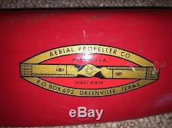 Aerial Propeller Co. Airboat Propellor Authentic Vintage Very Good Condition USA