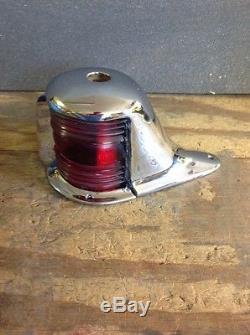Antique Boat Bow Light Chrome Plated May 14