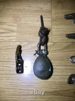 Antique Boat Parts Brass Bronze Cleats Pulleys Pull Handles Vintage Merriman
