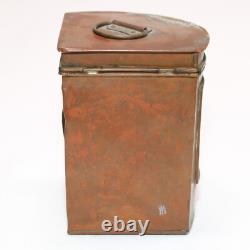 Antique Hop Lee Co Copper Starboard Ship Lantern Boat Light Maritime FOR PARTS
