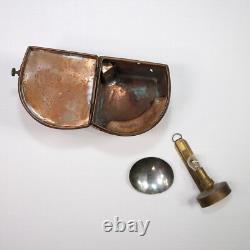 Antique Hop Lee Co Copper Starboard Ship Lantern Boat Light Maritime FOR PARTS