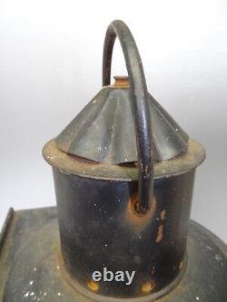 Antique Metal Large Nautical Maritime Boat Ships Lamp Lantern Body Cage Parts