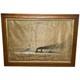 Antique Navy Silk Embroidery Ww1 Royal Marine Light Cruiser Boat Hms Concord