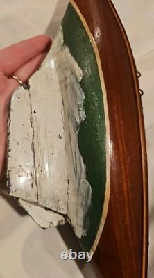Antique Vintage 14 Wood Pond Boat Yacht Sailboat Original Metal Parts Or Repair