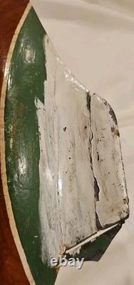 Antique Vintage 14 Wood Pond Boat Yacht Sailboat Original Metal Parts Or Repair
