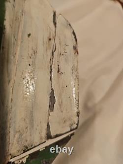 Antique Vintage 14 Wood Pond Boat Yacht Sailboat Original Metal Parts Or Repair