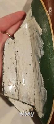 Antique Vintage 14 Wood Pond Boat Yacht Sailboat Original Metal Parts Or Repair