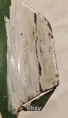 Antique Vintage 14 Wood Pond Boat Yacht Sailboat Original Metal Parts Or Repair