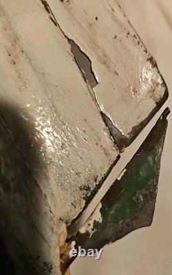 Antique Vintage 14 Wood Pond Boat Yacht Sailboat Original Metal Parts Or Repair