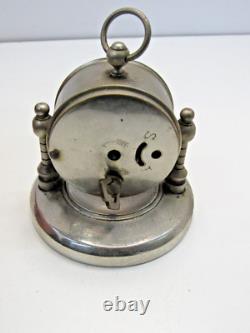 Antique Vintage Floating Small Desk Ship Boat Clock Parts Or Repair Germany -A8