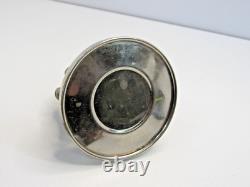 Antique Vintage Floating Small Desk Ship Boat Clock Parts Or Repair Germany -A8
