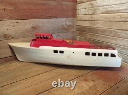 Antique Vintage Hand Made 38 Wood Model / Toy Wooden Boat Ship Parts