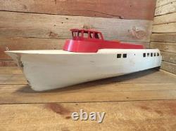 Antique Vintage Hand Made 38 Wood Model / Toy Wooden Boat Ship Parts