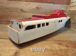 Antique Vintage Hand Made 38 Wood Model / Toy Wooden Boat Ship Parts