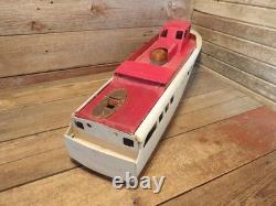 Antique Vintage Hand Made 38 Wood Model / Toy Wooden Boat Ship Parts
