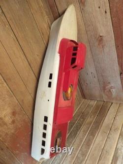 Antique Vintage Hand Made 38 Wood Model / Toy Wooden Boat Ship Parts