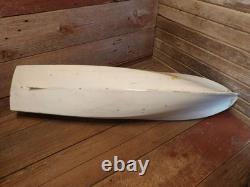 Antique Vintage Hand Made 38 Wood Model / Toy Wooden Boat Ship Parts