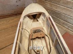 Antique Vintage Hand Made 38 Wood Model / Toy Wooden Boat Ship Parts