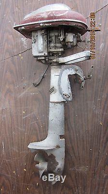 Antique outboard motor