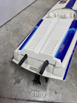 As-IsVintage Traxxas Nitro Vee Boat Engine For Parts Or Repair