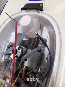 As-IsVintage Traxxas Nitro Vee Boat Engine For Parts Or Repair