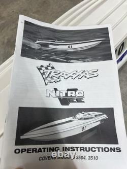 As-IsVintage Traxxas Nitro Vee Boat Engine For Parts Or Repair