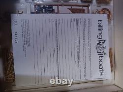 BILLING BOATS NORSKE LOVE FITTINGS KIT 438 BOX MARKED PAPERS INSIDE Vintage 80's
