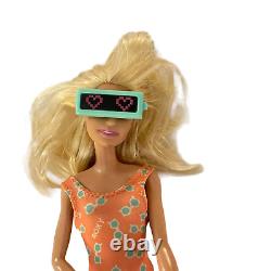 Barbie Plastic Boat Doll Pink Blue Yellow Kids Girls Playset Toy 14 x 7 VTG