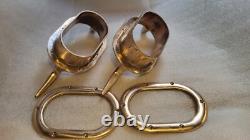 Big Boat Parts Trou Chocks Bronze With Horns Vintage Classic Yatch Parts