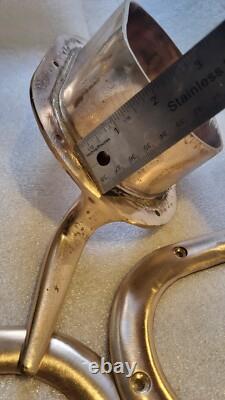Big Boat Parts Trou Chocks Bronze With Horns Vintage Classic Yatch Parts