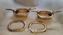 Big Boat Parts Trou Chocks Bronze With Horns Vintage Classic Yatch Parts